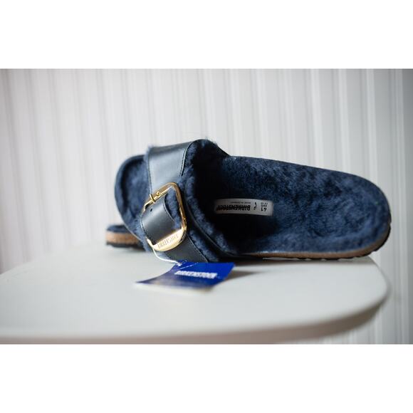 Birkenstock Madrid Big Buckle Shearling 41 Narrow NEW - Picture 2 of 6